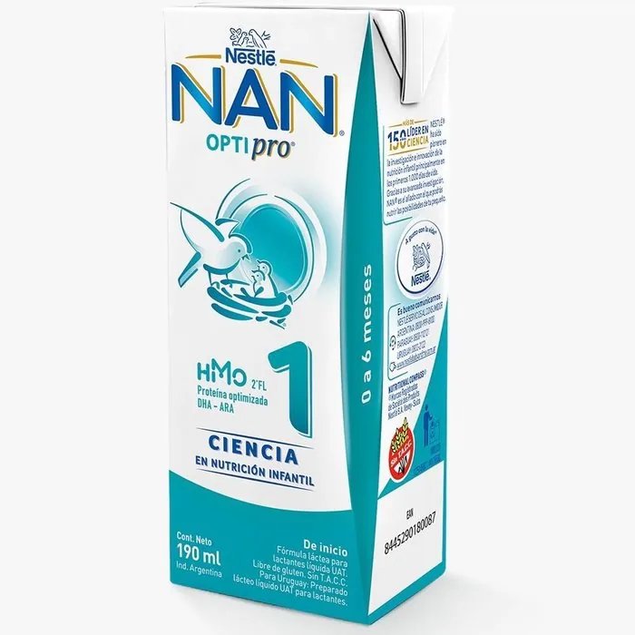 NAN 1 ExpertPro Leche Infantil Líquida – x 200 ml – Droguería Rofren Córdoba