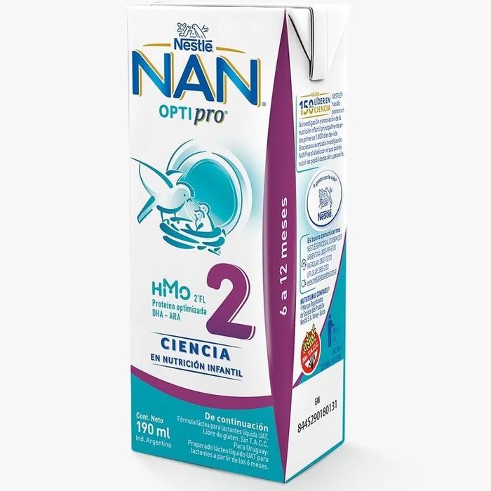 NAN 2 ExpertPro Leche Infantil Líquida – x 200 ml – Droguería Rofren Córdoba