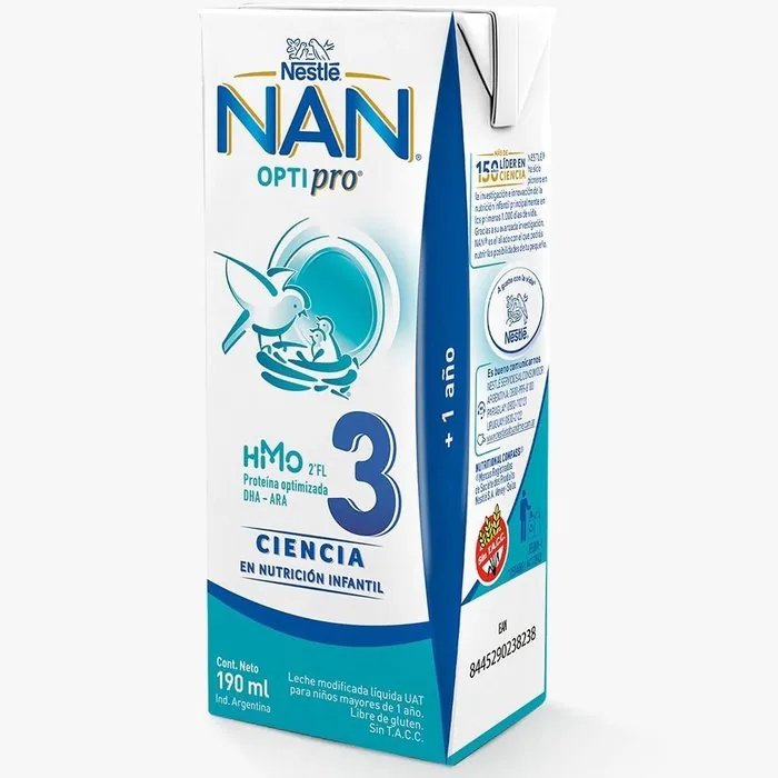 NAN 3 ExpertPro Leche de Crecimiento Líquida – x 200 ml – Droguería Rofren Córdoba