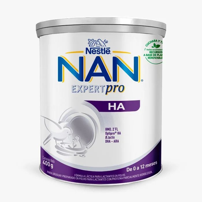 NAN HA Hipoalergénica Leche Infantil en Polvo – Lata x 400 gr – Droguería Rofren Córdoba