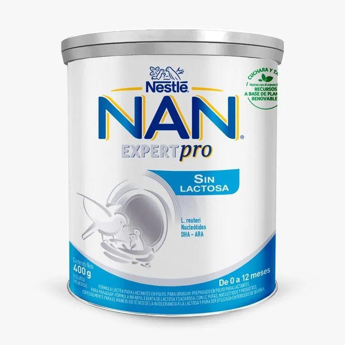 NAN Sin Lactosa Leche Infantil en Polvo – Lata x 400 gr – Droguería Rofren Córdoba
